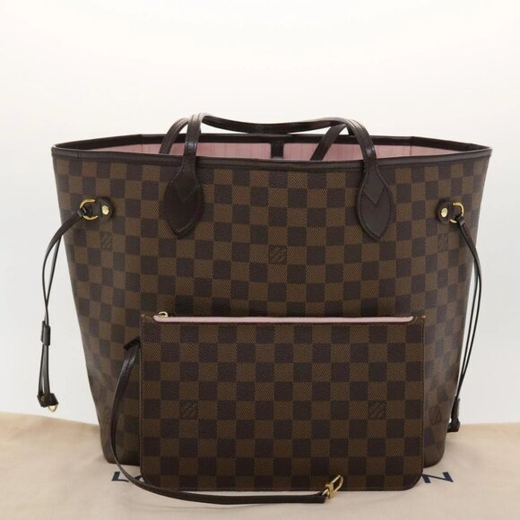 LOUIS VUITTON Damier Ebene Neverfull MM Tote Bag - Picture 1 of 15